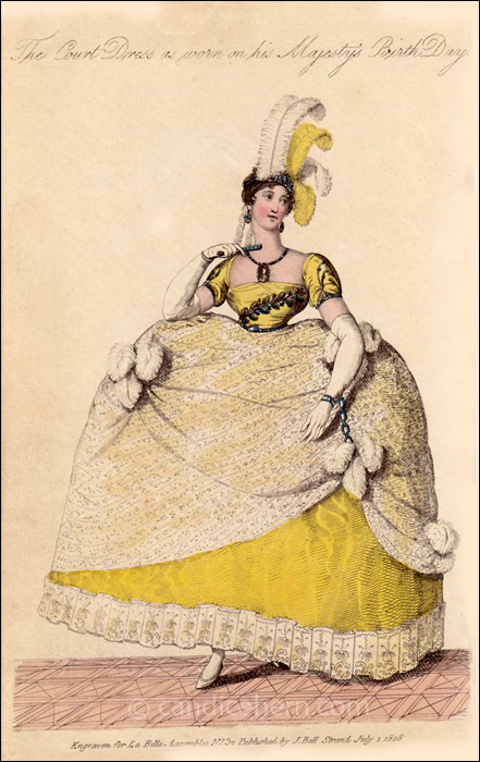 Court Dress July 1808