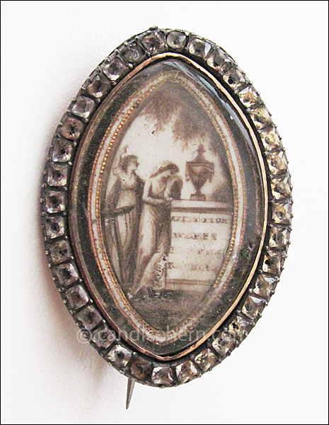 Georgian Mourning Brooches 