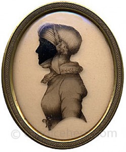 Figure 6: Reverse painted on glass, Hinton Gibbs, 1812.