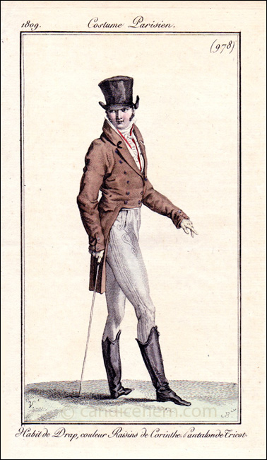 French Gentleman's Day Wear, 1809