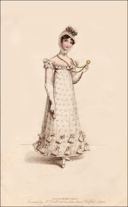Evening Home Costume March 1817