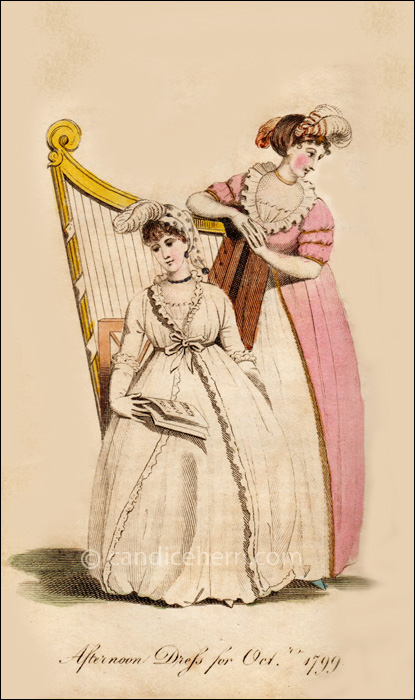 Afternoon Dresses October 1799