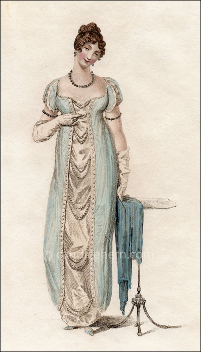 White Regency Dress, Jane Austen Gown, Pride and Prejudice Dress,  Reenactment Costume, Bridgerton Style - Etsy