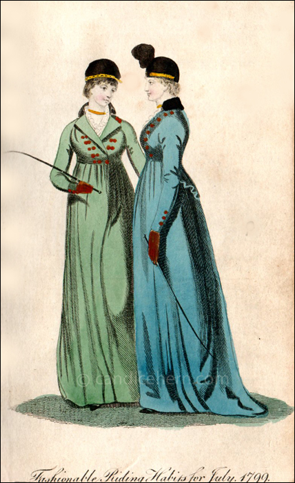 Dressing Order for Ladies in the 1700 and 1800s 