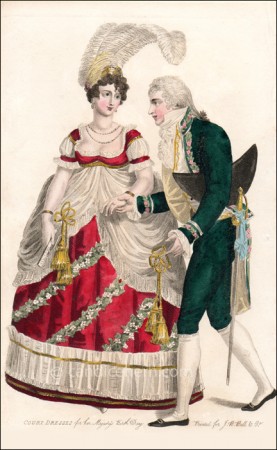 Court Dress, January 1807 - CandiceHern.com