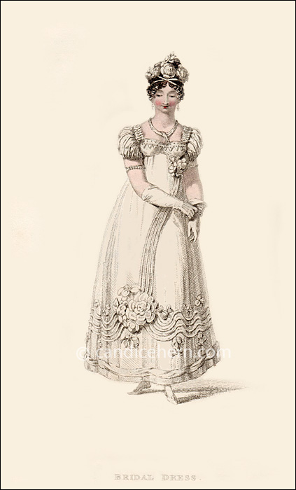 Bridal Dress, March 1818 - CandiceHern.com