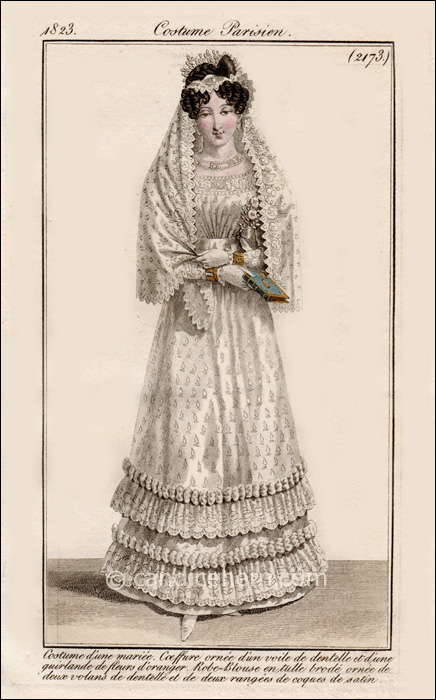 early 1800s wedding dresses